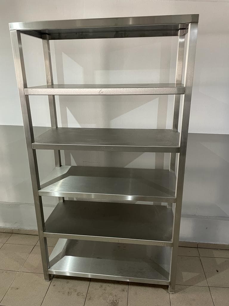 Regały magazynowe – realizacja 1, PROTIG SERWIS, stal nierdzewna INOX