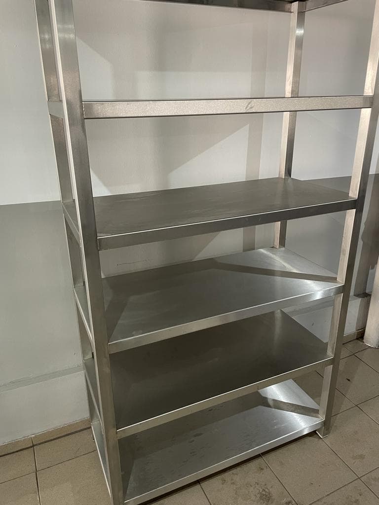 Regały magazynowe – realizacja 2, PROTIG SERWIS, stal nierdzewna INOX