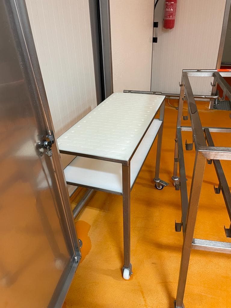 Regały narzędziowe – realizacja 3, PROTIG SERWIS, stal nierdzewna INOX