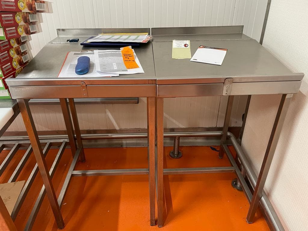 Stoły do pakowania – realizacja 8, PROTIG SERWIS, stal nierdzewna INOX