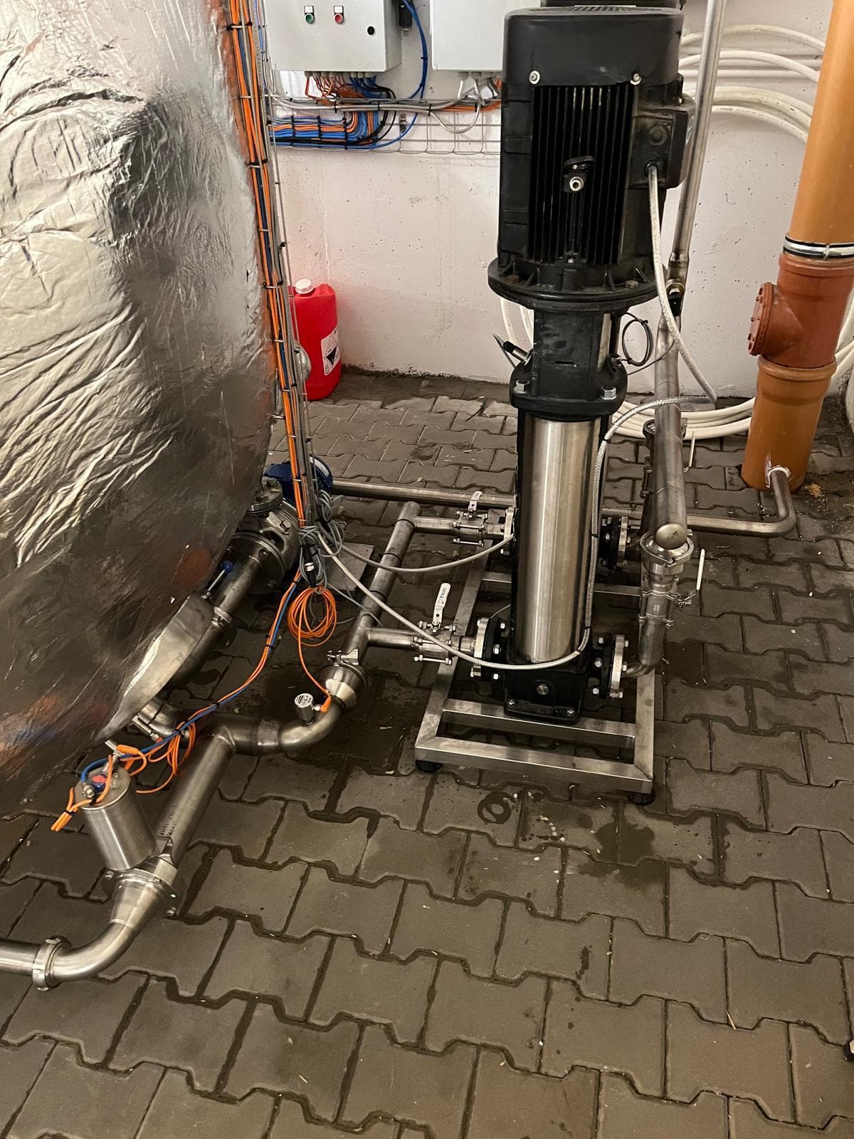 Strefa mycia / CIP – realizacja 1, PROTIG SERWIS, stal nierdzewna INOX